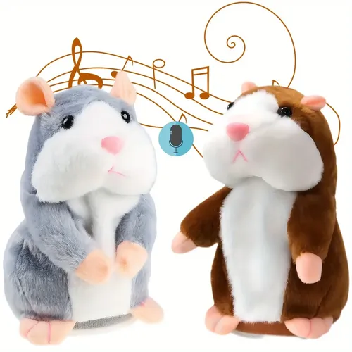 Neue 15cm schöne sprechende Hamster sprechen sprechen Sound Record wiederholen ausgestopfte Plüsch