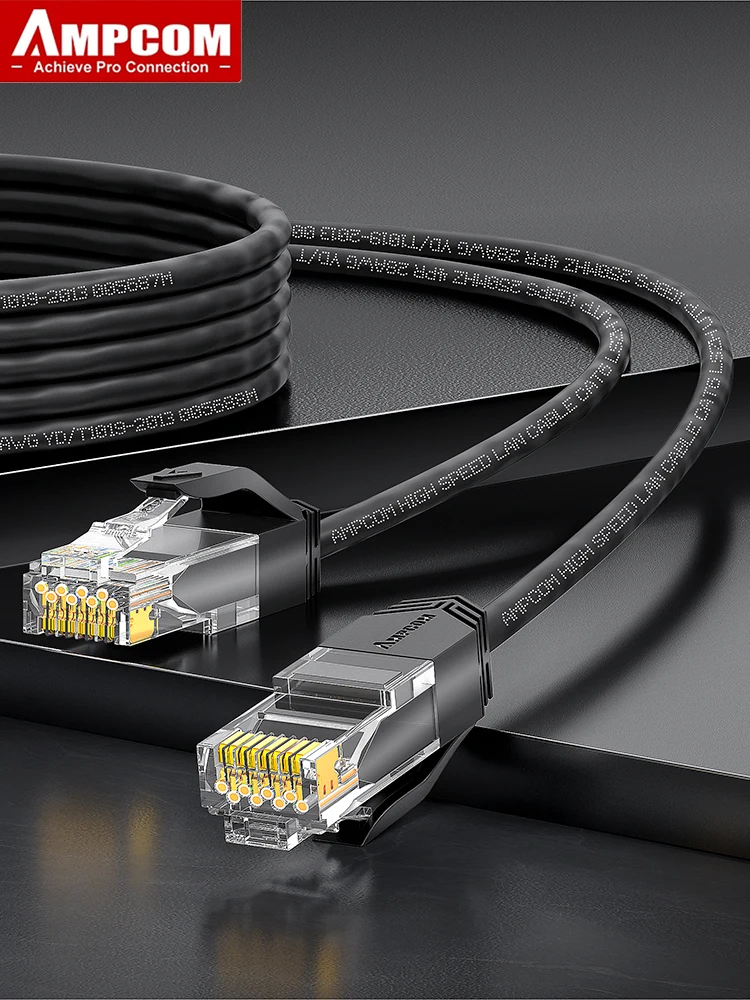 AMPCOM Ethernet-Kabel, ultradünnes Cat6 RJ45 LAN-Kabel UTP RJ 45-Netzwerkkabel, Patchkabel für Desktop-Computer, Modem-Router Image