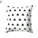 Pillow Covers Throw Pillow Case Daily Decorations Sofa Throw Pillow Case Cushion Covers Zippered Pillowcase Black and White Geometric Peach Skin Throw Cover Pillow Cushion Square Case