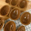 1 Stück Osterei halbe Kugelform Silikon Schokoladen form DIY Back pudding Schokoladen kuchen form