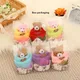 10Sets Cartoon Handtücher Mini Bär Tasse Kuchen Box Pack 30x30cm Mikrofaser stoff Handtücher Gesicht