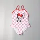 Baby Mädchen Badeanzug ein Stück Bodysuit Cartoon Minnie Maus Punkt Kinder Bade bekleidung