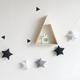 New Nursery Nordic Handmade Star Garlands Photography Props Wall Decorations Baby Room 1