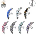 G23 Titan Opal ASTM F136 Piercing Stud Ohrringe für Frauen 16G Mode Mädchen Ohr Tragus Helix Knorpel