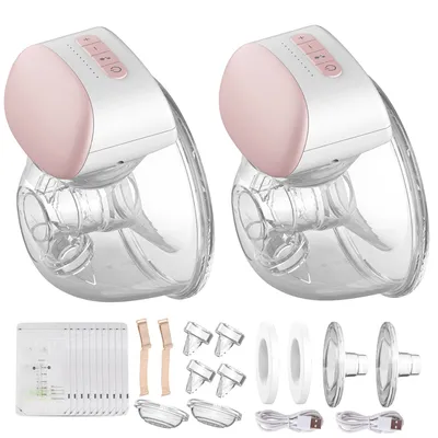 Bebebao tragbare elektrische Milch pumpe Hände frei Brust becher 8oz/240ml bpa-frei 3 Modi 10 Saug stufen zum Stillen