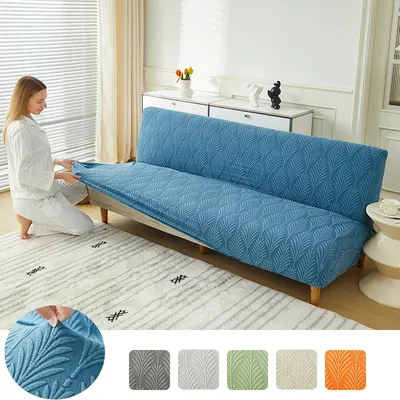 2024 neue All-Inclusive-Jacquard-Schlafs ofa bezug, Stretch-Futon-Sofa bezüge, Sofas chutz für