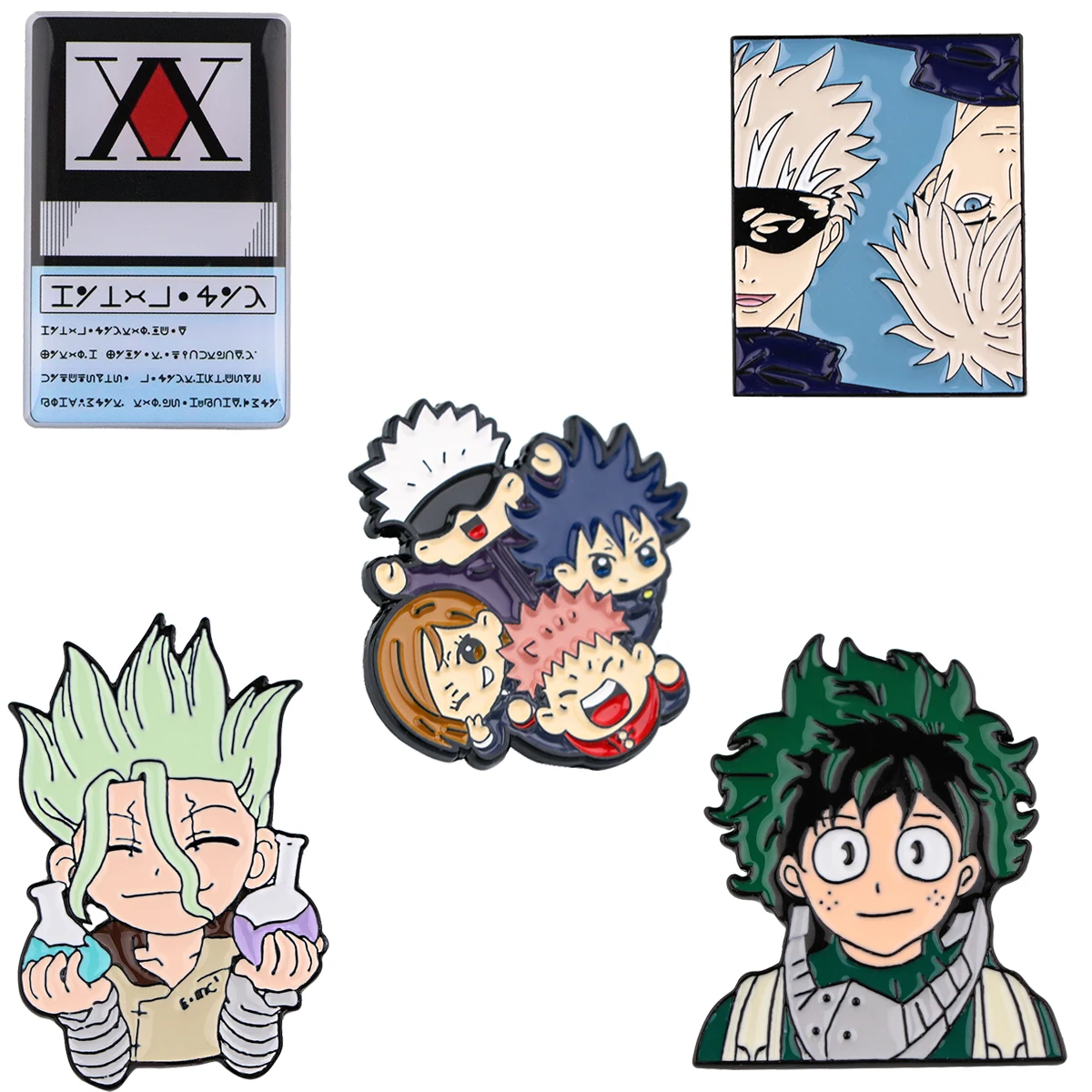 Coole Charakter Emaillierte Pins Lustige Anime Broschen Kleidung Rucksack Revers Abzeichen Mode Schmuck Zubehör Festival Geschenke Image