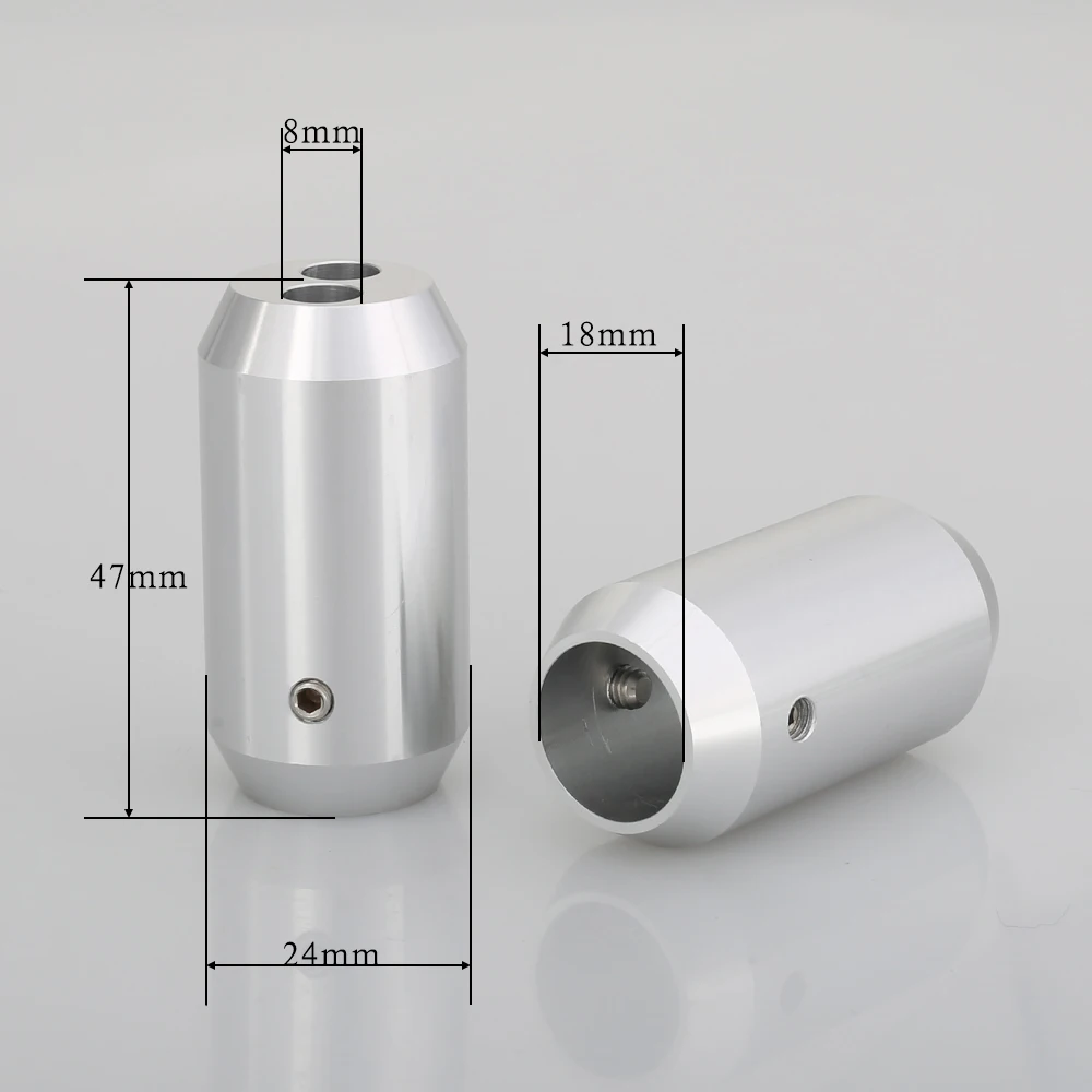 4 stücke Lautsprecher Kabel Audio Draht Hose Boot 1 zu 2 Y splitter 18mm Durchmesser DIY Audio Kabel HIFI 2x8mm Image