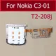 Sim kartenleser steckdose stecker flex kabel für nokia C3-01 T2-208j sim karte adapter flex band