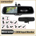 Carsanbo Auto 4 3 Zoll Spiegel Bildschirm Rückspiegel HD Bildschirm OEM Input Monitor Auto Dimmen