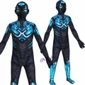 Blauer Käfer Cosplay Kostüm Anime Männer Junge Superheld Rollenspiel Kinder Overall Maske Anzug