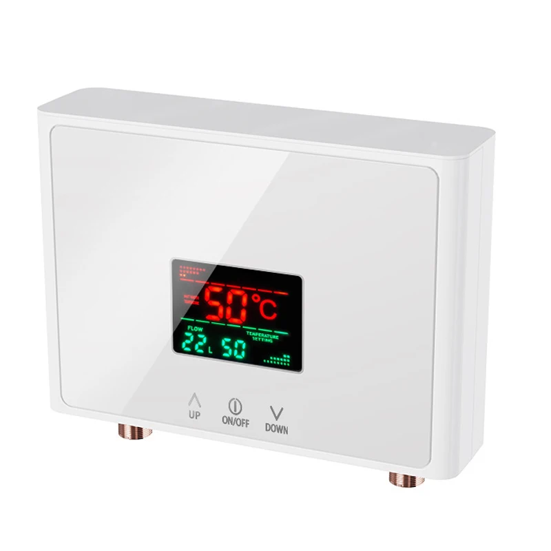 110V 220V Instant-Warmwasser bereiter Bad Küche Wand-Warmwasser bereiter mit Fernbedienung LCD-Temperatur anzeige