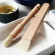 2Pcs Küche Öl Pinsel Basting Pinsel Holz Griff BBQ Grill Gebäck Pinsel Backen Kochen Werkzeuge