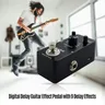 M-VAVE Dig Delay Digital Delay Gitarren effekt pedal mit 9 Delay-Effekten True Bypass Full Metal
