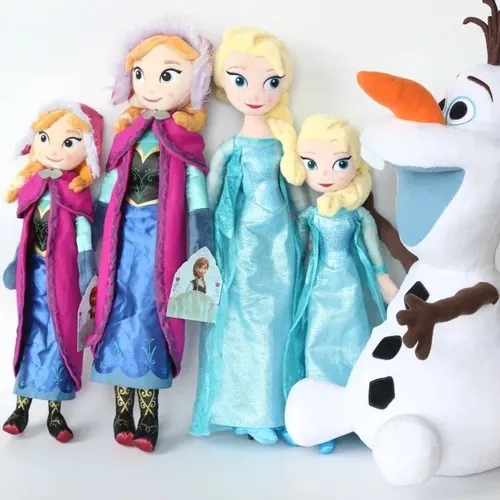50 cm gefroren Anna Elsa Puppen Schnee königin Prinzessin Anna Elsa Puppe Spielzeug gefüllt gefroren