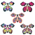 10 Stück Magic Wind Up Flying Butterfly Überraschung sbox im Buch Gummiband angetrieben Magic Flying