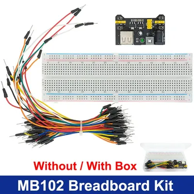 3,3 V/5V mb102 Steck brett Power Nodule MB-102 Punkte löt freier Prototyp Brot brett Kit 65 flexible Image