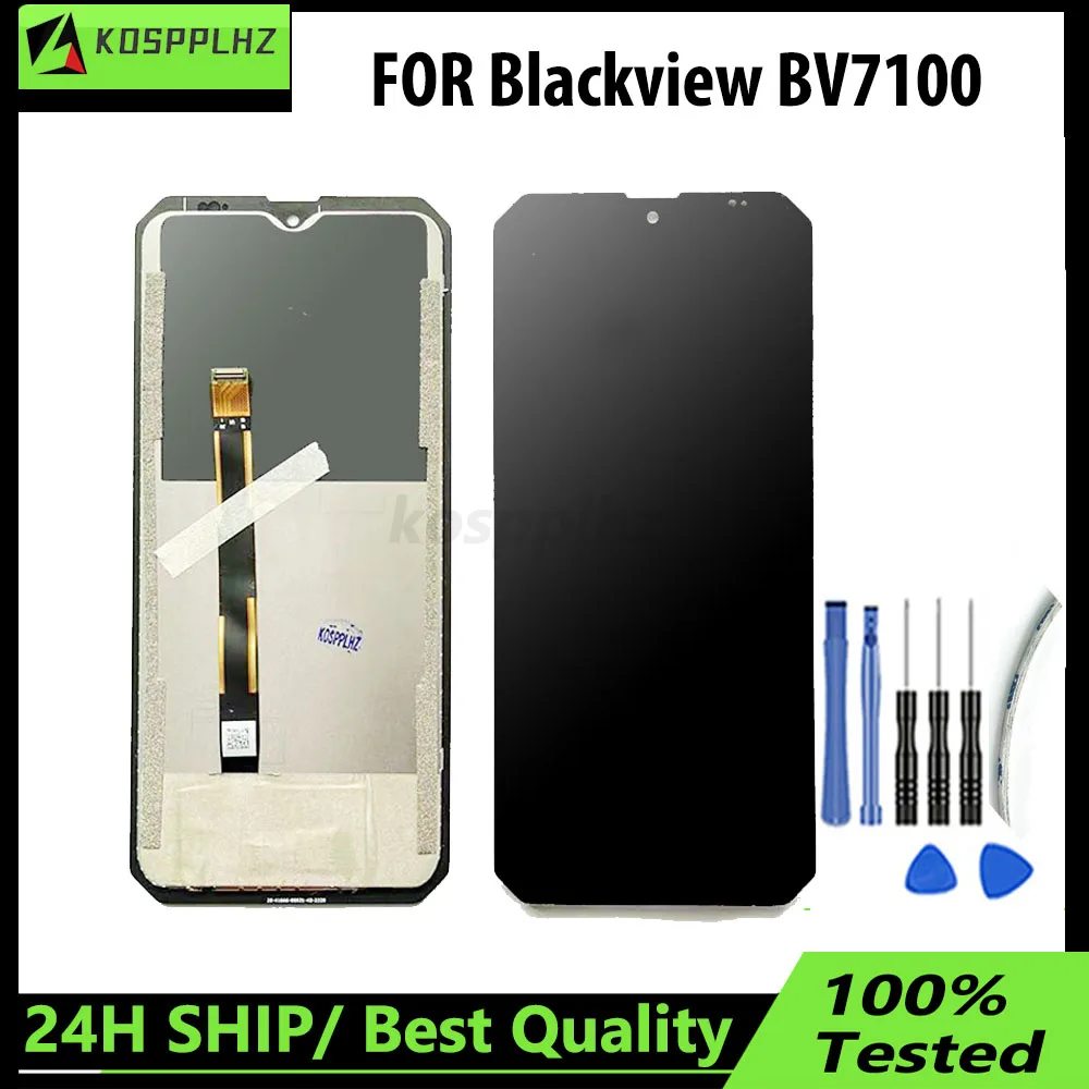 6,58 Zoll 2400x1080 Neuer Ersatz für Blackview BV7100 Bv 7100 Touchscreen + LCD-Display Digitizer-Baugruppe + Werkzeuge Image