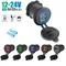 4,2 A Dual USB Auto Motorrad Zigarette Leichter Dual USB Ladegerät 12 V-24 V Auto Moto Zigarette leichter Steckdosen Power Stecker Outlet LE
