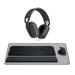 Logitech MX Keys S Keyboard and MX Master 3S Mouse Combo (Graphite) with Headphones and Desk Mat