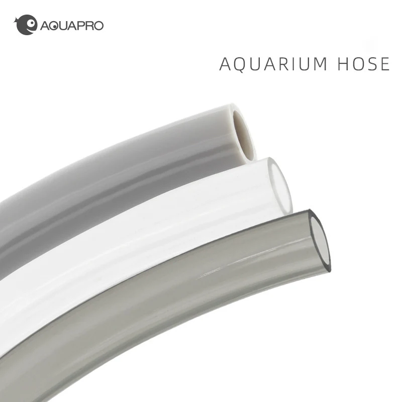 AQUAPRO 3 m PVC-Wasserleitung für Aquarien, Aquarium-Wasseraustauschrohr, korrosionsbeständige Wasserpumpe, Filtereimer, weiches Wasserrohr Image