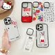 Kawaii sanrio hello kitty Telefon hülle niedlichen Cartoon Silikon transparente