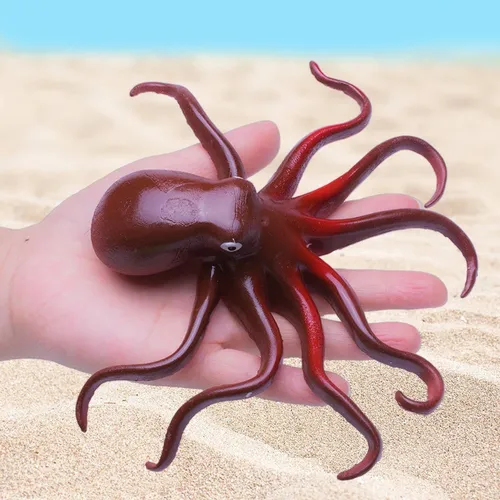 Kinder Lustige Spielzeug Simulation Octopus Spielzeug Modell Weiche Elastische Spielzeug Tier Welt