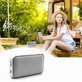 kosheko Small Bluetooth Speakers Portable Wireless Outdoor Mini Speaker for Home Outdoor and Travel 4 Hours Working Time White