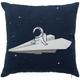 Atmosphera - Coussin enfant Espace 40x40cm bleu foncé créateur d'intérieur