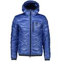 Blauer Herren Daunenjacke mit Kapuze, blau, Gr. M