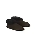 Celtic & Co. Mens Suede Slipper Boots - 8 - Brown, Brown