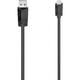 Hama USB cable USB 2.0 USB Micro-B plug, USB-A plug 3.00 m Black 00200609