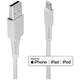 LINDY USB cable USB 2.0 USB-A plug, Apple Lightning plug 0.50 m White 31325