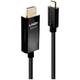 LINDY Cable USB-C® plug, HDMI-A plug 3.00 m Black 43293 USB-C® screen cable