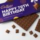 Friends Cadbury Dairy Milk 70th Birthday Bar (850G) Chocolates