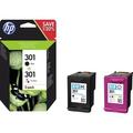 HP Ink 301 Original Set Black, Cyan, Magenta, Yellow N9J72AE