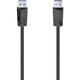 Hama USB cable USB 3.2 1st Gen (USB 3.0 / USB 3.1 1st Gen) USB-A plug 1.50 m Black 00200624