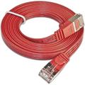 Slim Wirewin PKW-STP-SLIM-KAT6 1.0 RT RJ45 Network cable, patch cable CAT 6 U/FTP 1.00 m Red ribbon 1 pc(s)