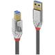 LINDY USB cable USB 3.2 1st Gen (USB 3.0 / USB 3.1 1st Gen) USB-A plug, USB-B plug 3.00 m Grey 36663
