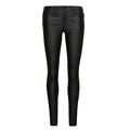 Vero Moda VMALIA MR SKINNY SHAPE COATED PANTS NOOS women's Trousers in Black