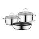 Bosch HEZ9SE030 Set Of 2 Pots & 1 Pan For Induction Hob