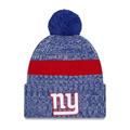 New York Giants NFL Sideline 2023 Blue Bobble Knit Hat newera adult unisex Blue