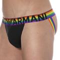 Emporio Armani Rainbow Jock Strap - Black S