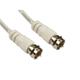 3m F Type Connector Lead Cable Coaxial with F Connectors - White