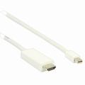 Nedis Mini DisplayPort - HDMI Cable | Mini DisplayPort Male - HDMI Connector | 2.0 m | White