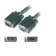 Ex-Pro Premium Black SVGA VGA Plug - Socket (P-S) Male to Female Monitor / Projectors / LCD Cable HD15 Pin Cable Lead - 3m