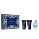 Versace Pour Homme Eau De Toilette Men's Aftershave Gift Set Spray With Shower Gel & Aftershave Balm 50ml