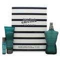 Jean Paul Gaultier Le Male Gift Set 125ml Eau De Toilette + 75ml All-Over Shower Gel + 10ml Eau De Toilette Mini