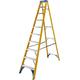 Werner 10 Tread Trade Fibreglass Step Ladder - BS 2037 EN131 Professional 7161018