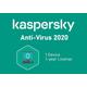 Kaspersky Antivirus 2020 1 Year 1 Dev EN EU (Software License)